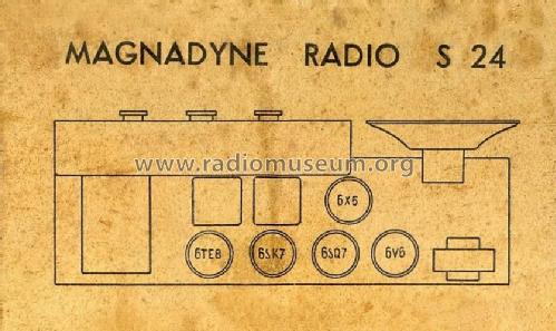 S24; Magnadyne Radio; (ID = 1833738) Radio