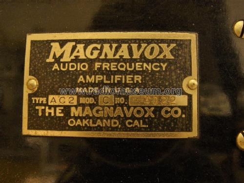 AC-2-C amplifier; Magnavox Co., (ID = 2362313) Ampl/Mixer