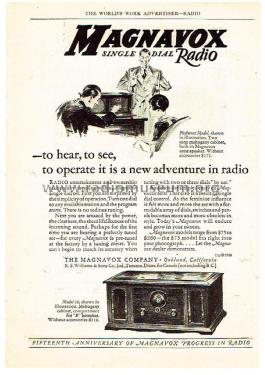 Single Dial 10 Ch= D; Magnavox Co., (ID = 2030187) Radio