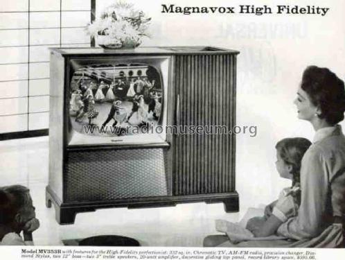 MV353R; Magnavox Co., (ID = 2059972) TV Radio