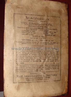 R2C ; Magnavox Co., (ID = 1934585) Speaker-P