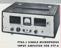 Magnecorder PT63-J; Magnecord, Inc. (ID = 844468) Ampl/Mixer