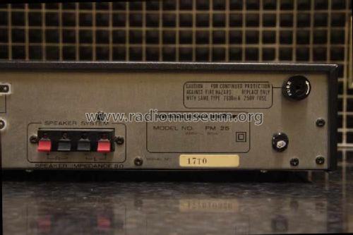 Console Stereo Amplifier PM 25; Marantz Sound United (ID = 1703158) Ampl/Mixer