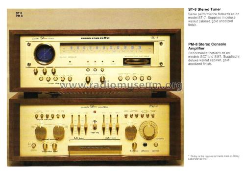 Quartz Stereo Tuner ST-8; Marantz Sound United (ID = 1814172) Radio