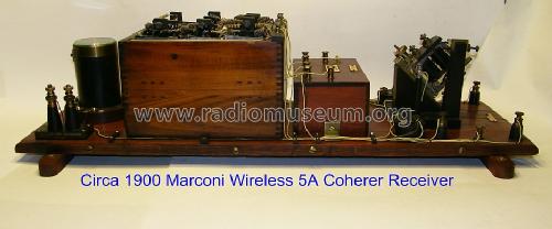 Coherer Receiver No. 5A; Marconi Co. (ID = 1345567) Commercial Re