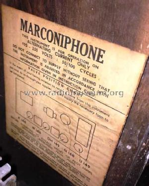 T26A; Marconi Co. (ID = 2176048) Radio