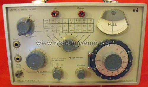 Universal Bridge TF2700; Marconi Instruments, (ID = 1467777) Equipment