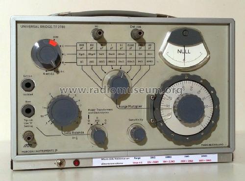 Universal Bridge TF2700; Marconi Instruments, (ID = 2085673) Equipment