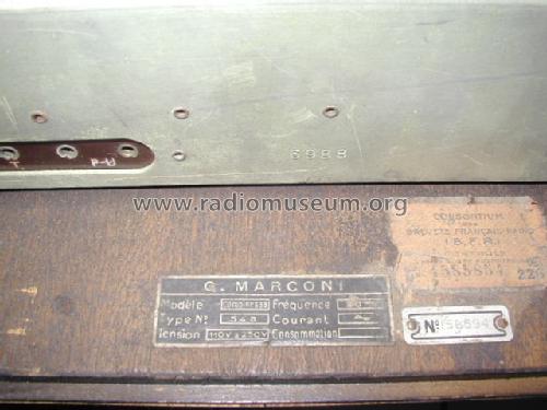 Combiné 548 Ch= 639A; Marconi marque, Cie. (ID = 1673107) Radio