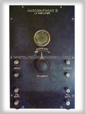 Marconiphone MK II L.F.Amplifier; Marconi Wireless, (ID = 266343) Ampl/Mixer