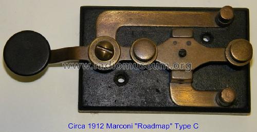 'Roadmap' Spark Key Type C; Marconi Wireless (ID = 1013501) Morse+TTY