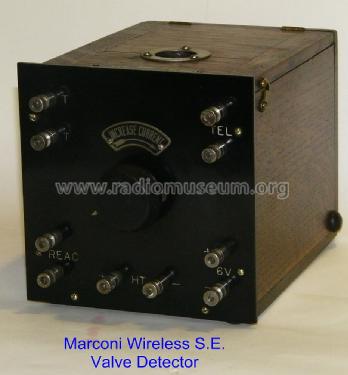 'S.E.' Valve Detector Type V.D.1 'C' Series; Marconi Wireless, (ID = 1067968) mod-pre26