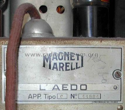 L'Aedo ; Marelli Radiomarelli (ID = 980891) Radio