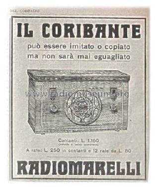 Coribante ; Marelli Radiomarelli (ID = 251959) Radio