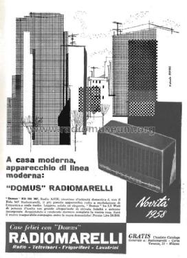 Domus RD191; Marelli Radiomarelli (ID = 2452031) Radio