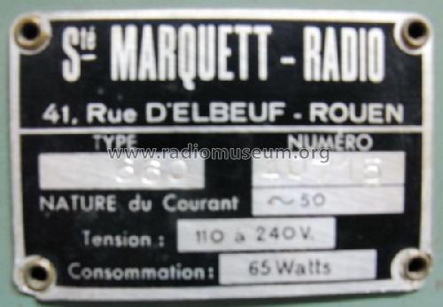 660; Marquett-Radio (ID = 1241635) Radio