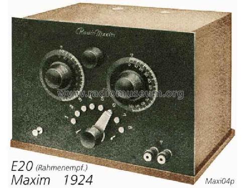 E20; Maxim; Aarau (ID = 1935) Radio