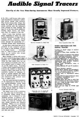 Signal Tracer 905; McMurdo Silver Co., (ID = 1289105) Equipment