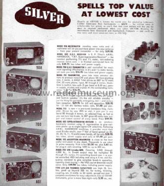 U.H.F. Receiver 800; McMurdo Silver Co., (ID = 1037494) Commercial Re