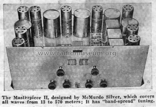 Masterpiece II ; McMurdo Silver, Inc. (ID = 1968528) Radio