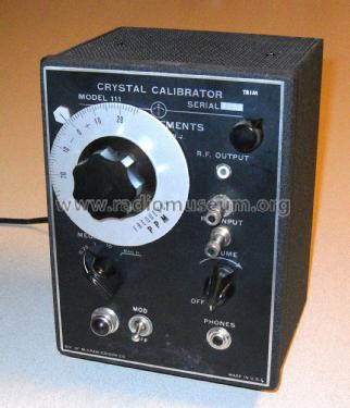 Crystal Calibrator 111; Measurements (ID = 2079926) Equipment