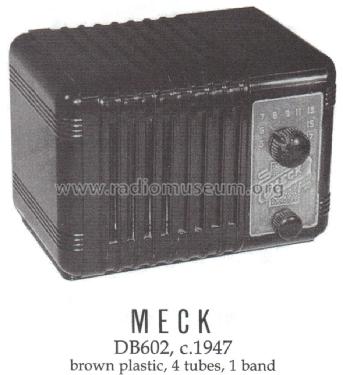 DB602 ; Meck, John, (ID = 1447056) Radio