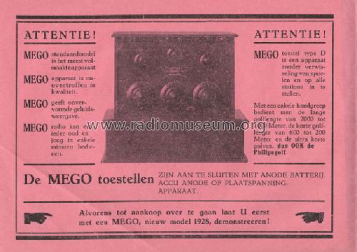 Mego D4; Meerding & Goedhart, (ID = 1685275) Radio
