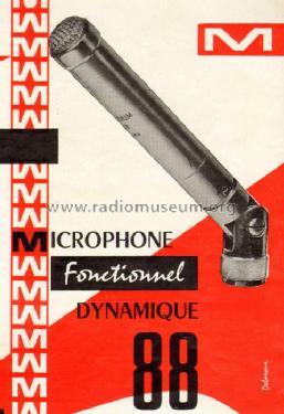Microphone 88; Melodium; Paris (ID = 523652) Microphone/PU