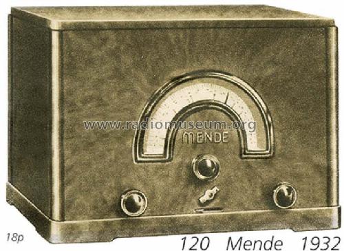120W ; Mende - Radio H. (ID = 708160) Radio