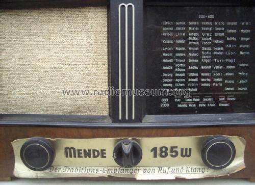 M185-W ; Mende - Radio H. (ID = 534497) Radio