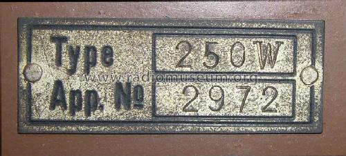 Einbereichs-Super 250W; Mende - Radio H. (ID = 1804361) Radio