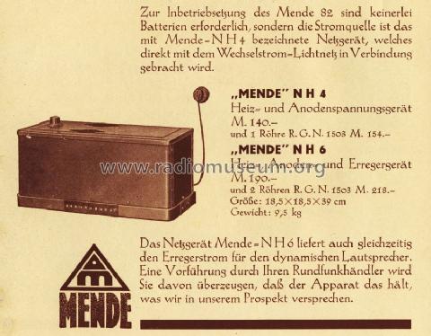NH6 ; Mende - Radio H. (ID = 1260407) Power-S