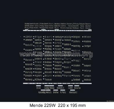 Super MS225-W ; Mende - Radio H. (ID = 1356531) Radio