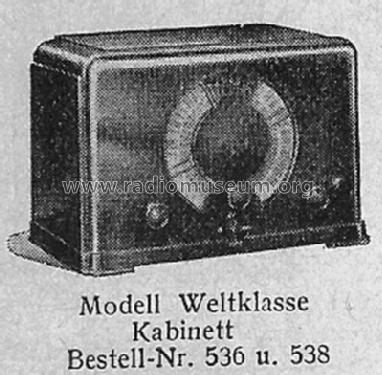 Weltklasse W ; Mende - Radio H. (ID = 1503741) Radio