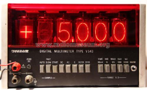 Digital Multimeter V543; Meratronik SA; (ID = 1591396) Equipment