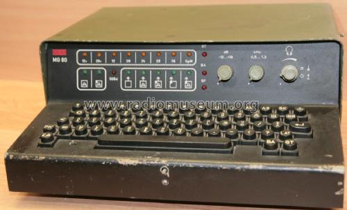 Morsegeber MG 80; Messgerätewerk (ID = 2245154) Morse+TTY