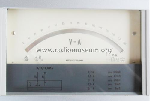 Volt- Amperemeter ML20; Metra Blansko; (ID = 1496163) Equipment