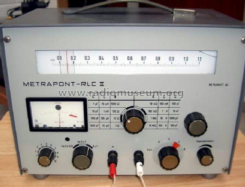 Metrapont RLC 2; Metrawatt, BBC Goerz (ID = 1373792) Equipment