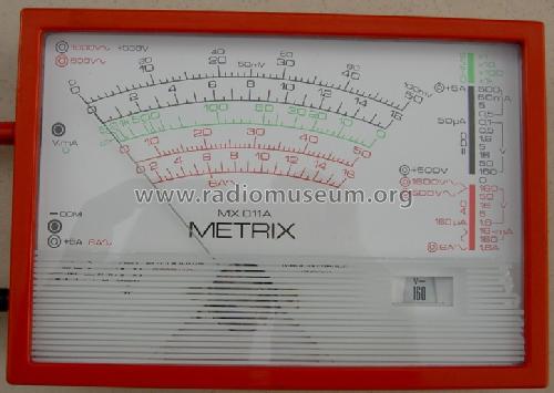 MX011A ; Metrix, Compagnie (ID = 624538) Equipment
