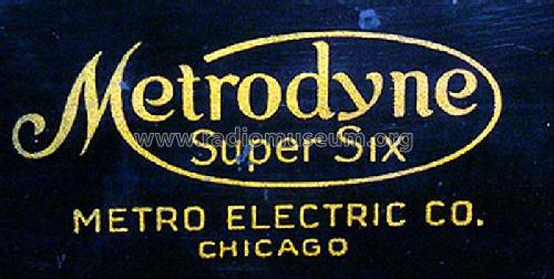 Metrodyne Super Six ; Metro Electric Co.; (ID = 736941) Radio