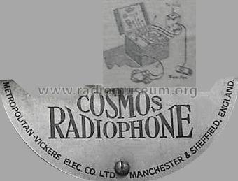 Cosmos Radiophone Crystal Set Type C.1; Metropolitan-Vickers (ID = 653423) Crystal