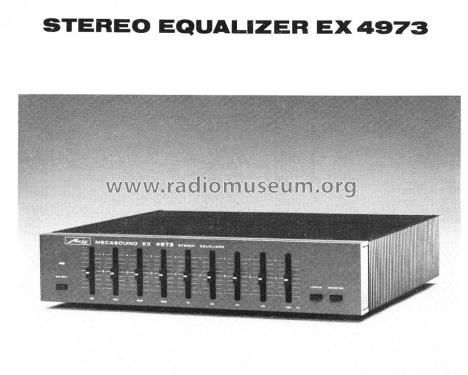 Mecasound Stereo Equalizer EX 4973; Metz Transformatoren (ID = 786383) Ampl/Mixer