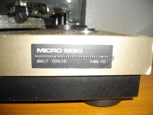 Belt Drive Turntable MB10; Micro Seiki Tokyo (ID = 1762293) Sonido-V