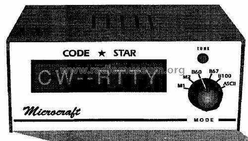 Microcraft Code Star All Mode Code Reader; Microcraft Corp.; (ID = 912205) Morse+TTY