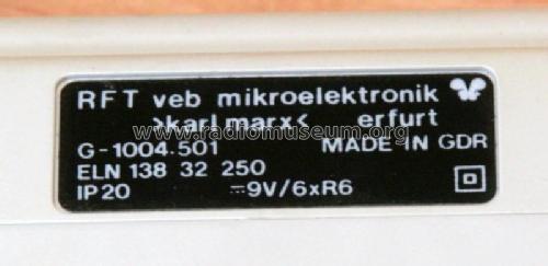 Digital Multimeter G 1004.501; Mikroelektronik ' (ID = 2230642) Equipment