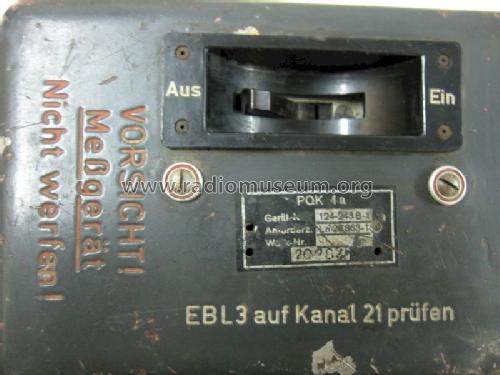 Frequenzkontrollgerät PQK 4a Anf.Z. Ln 28863-1; Militär verschiedene (ID = 1120344) Equipment