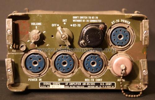 AF amplifier AM-65/GRC; MILITARY U.S. (ID = 1959251) Military