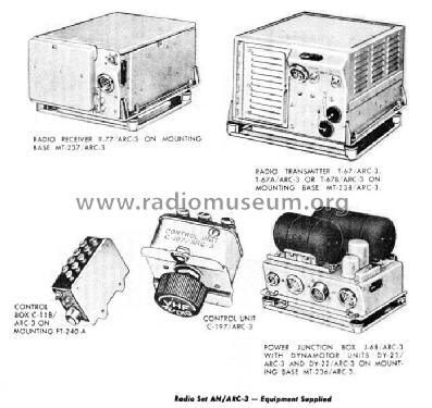 AN/ARC-3 VHF Radio Set for Aircraft; MILITARY U.S. (ID = 1193962) Mil TRX