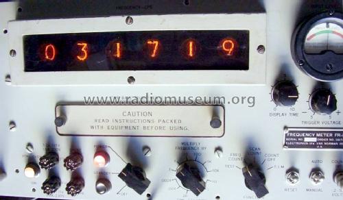 Frequency Meter FR-114U; MILITARY U.S. (ID = 1135301) Ausrüstung