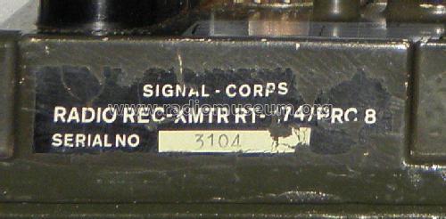 PRC-8 RT-174/PRC-8; MILITARY U.S. (ID = 2067582) Mil TRX